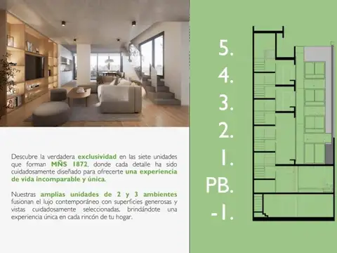 Departamento 3 ambientes con 2 baños