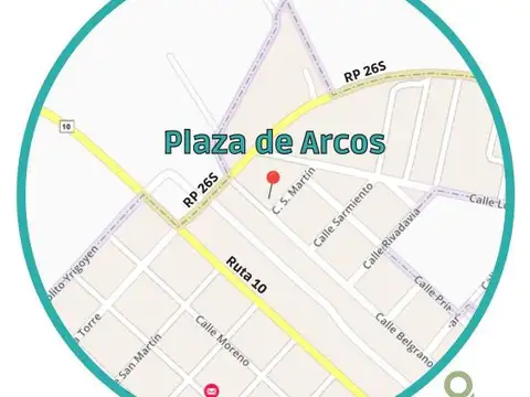 Lote de 1205 mts2- Calle Belgrano- Andino