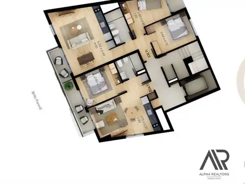 Departamento en Venta de 1 dormitorio