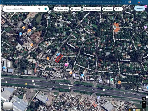 Terreno en Venta de 1492,0 m2