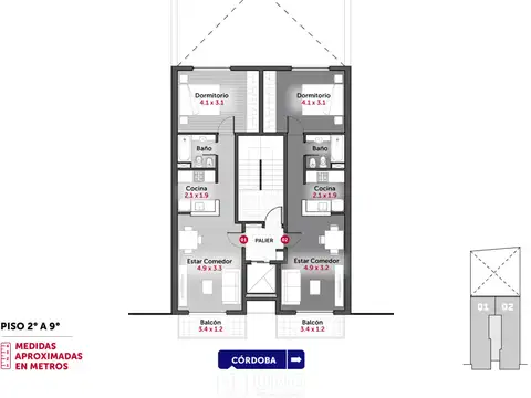 Departamento en Venta en Centro, USD 81.000