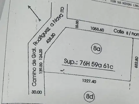 Terreno en Venta en General Rodriguez, USD 10.000