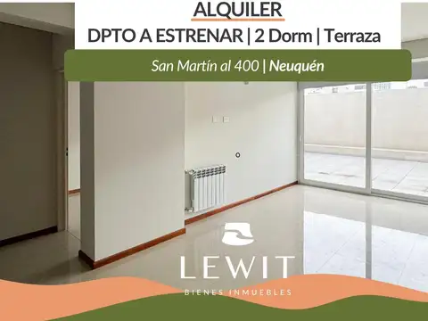 Alquiler departamento a estrenar | 2 dormitorios | Zona Centro | Neuquén