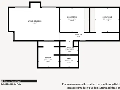 CASA EN VENTA LA PLATA 2 DORMITORIOS