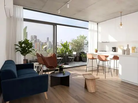 Departamento Monoambiente con 1 baño