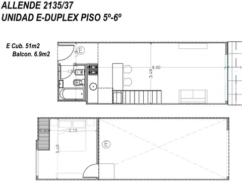 Departamento en Venta de 1 dormitorio