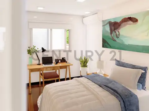 Departamento 2 ambientes con 1 baño