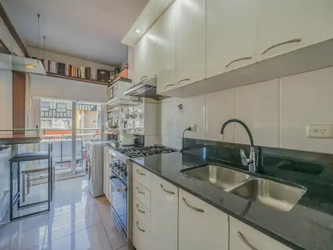 Departamento 2 ambientes con 2 baños