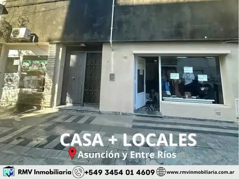 Casa en venta, excelente ubicación con locales al frente