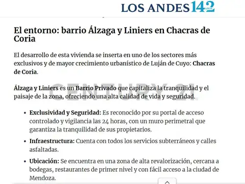 Álzaga y Liniers , Piso 0
