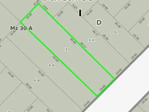 Terreno en Venta en Balcarce, USD 45.000