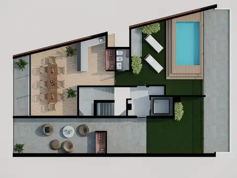 Departamento Monoambiente en  Construccion Con Amenities
