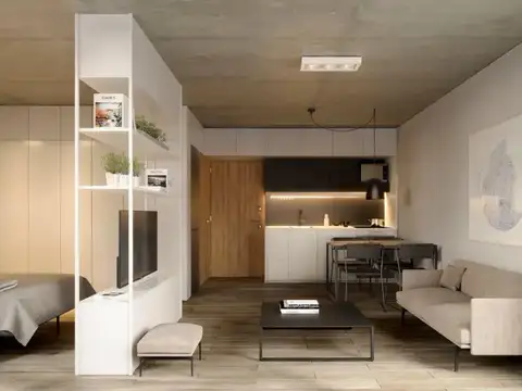 Departamento Monoambiente con 1 baño