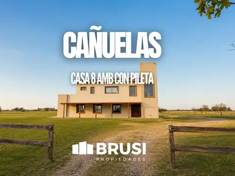CASA DE 8 AMB EN VENTA EN CHACRAS DE LA TRINIDAD - CAÑUELAS