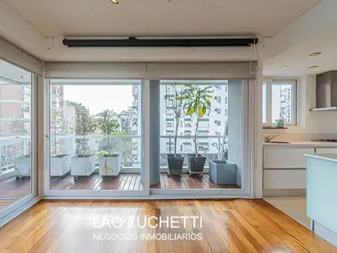 Departamento 2 ambientes con 2 baños