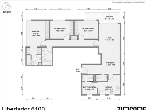 Departamento en Venta de 4 ambientes