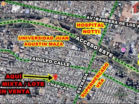 Charcas(casa Mixta Esquina) 2500