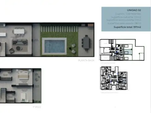 DUPLEX 3 AMB A ESTRENAR JARDIN PILETA COLEGIALES