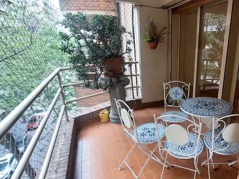 Alquiler Depto  Las Cañitas 4 dorm al frente Balcón Terraza Cochera Fija SUM