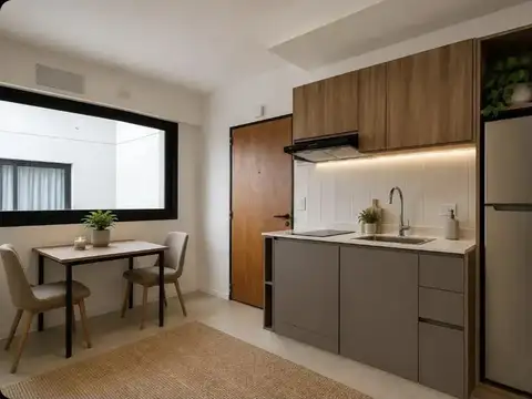 Departamento Monoambiente con 1 baño
