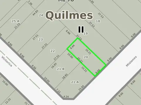 LOTE EN VENTA EN BERNAL OESTE