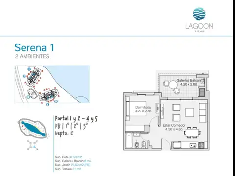 Departamento en Venta en Countries y Barrios Cerrados en Pilar, USD 120.000