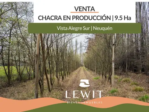 chacra en vista alegre