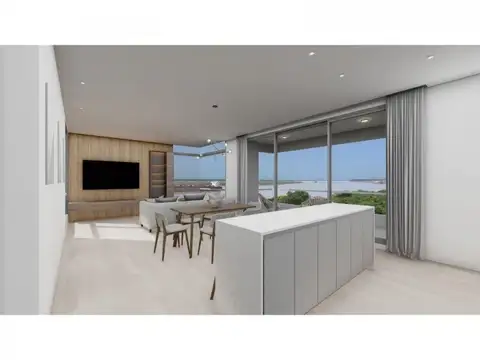 Departamento 2 ambientes con 2 baños