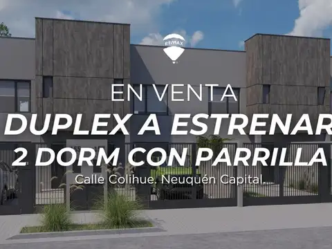 VENTA DUPLEX 2 DORMITORIOS A ESTRENAR!
