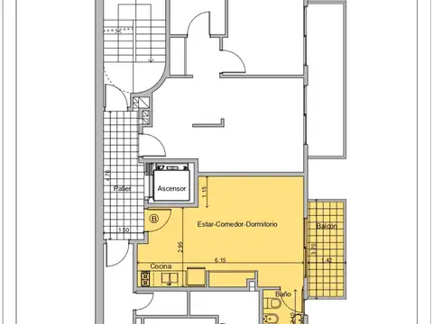 Departamento en Venta de Monoambiente
