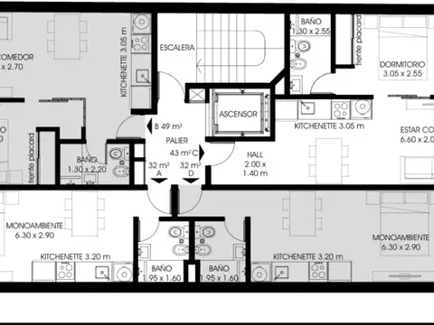 Monoambiente - Emprendimiento OPORTUNIDAD