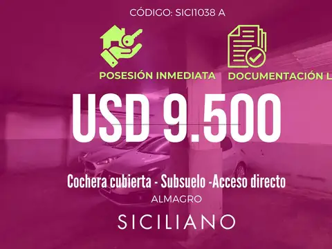 Cochera en Villa Crespo