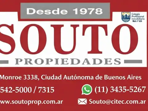 PREVENTA DONADO URBANO . DONADO 1215. UNIDADES 1,2,3,4 AMB