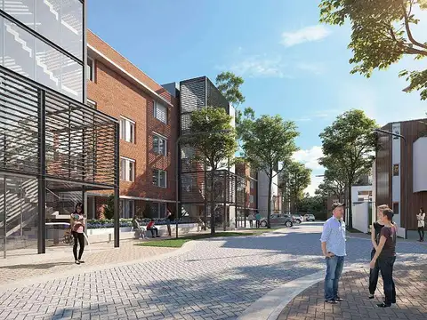 Departamento de 3 ambientes con jardín privado – Condo Norte, Pueblo Buenavista