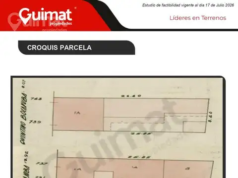 Terreno en Venta de 536,0 m2
