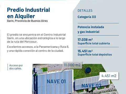 Centro logístico - Garín 4451 m2