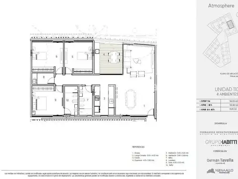 Departamento en Venta de 4 ambientes