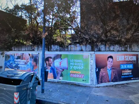 Terreno en Venta 9  mts Frente