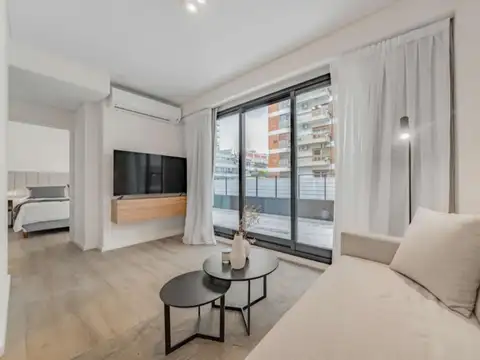 Departamento 2 ambientes con 2 baños