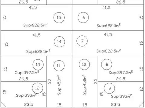 Terreno en  San Martin y Junin