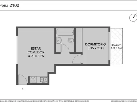 Departamento en Venta de 2 ambientes