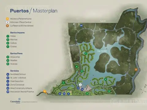 Terreno en Venta en Puertos - Barrio Vistas, USD 248.000