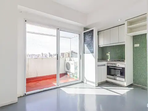 MONOAMBIENTE DIVISIBLE CON BALCON EN CABALLITO