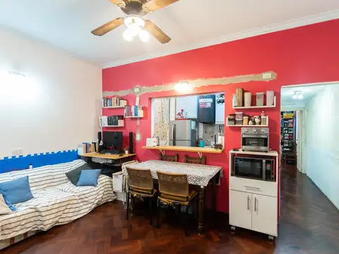 Departamento dos ambientes. Con patio. Villa Crespo