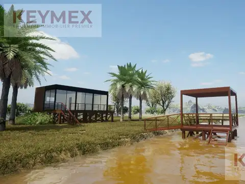 Casa en alquiler delta tigre guayraca lote con doble costa playa húmeda muelle deck amoblada turismo