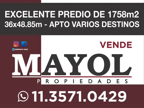 Terreno en Venta en Villa Luzuriaga, USD 1.000.000