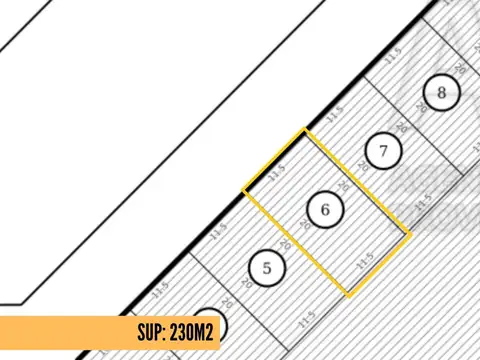 Terreno en Venta, FOS 60