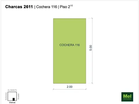 COCHERA CUBIERTA FIJA VENTA RECOLETA
