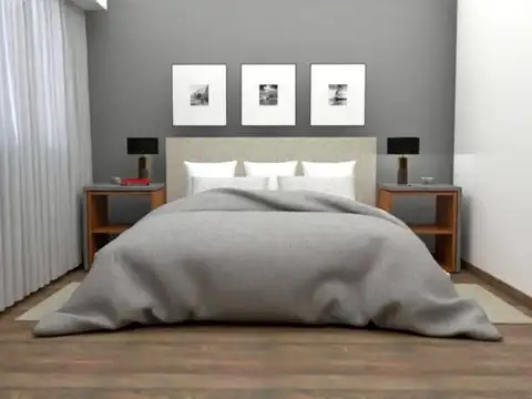Departamento 2 ambientes con 1 baño