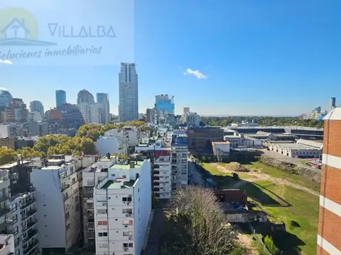 Monoambiente Apto Profesional con Vista Abierta al Río-  A metros de Plaza Italia-